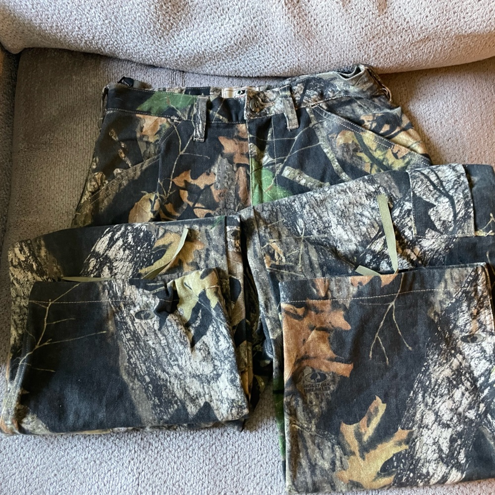 Mossy Oak Camouflage Cargo Pants - Green, Brown, Black